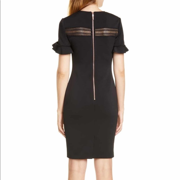 Ted Baker London Livsia Lace Panel Pencil Dress - Picture 8 of 13
